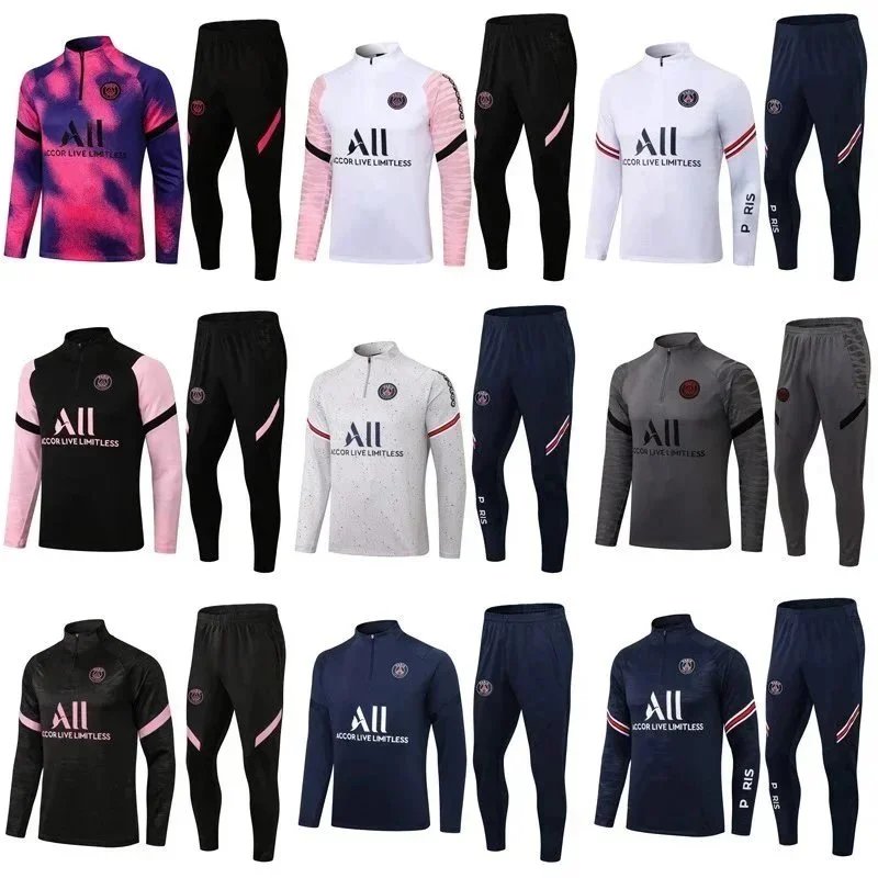 Paris 2025 Soccer Jersey, Tracksuit Football Kit - Mbappe Sergio Ramos Verratti Icardi O.Dembele, Blue Red White