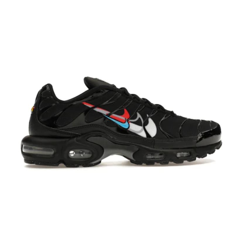 Nike Air Max Plus Multi Swoosh Black Crimson Casual sneakers