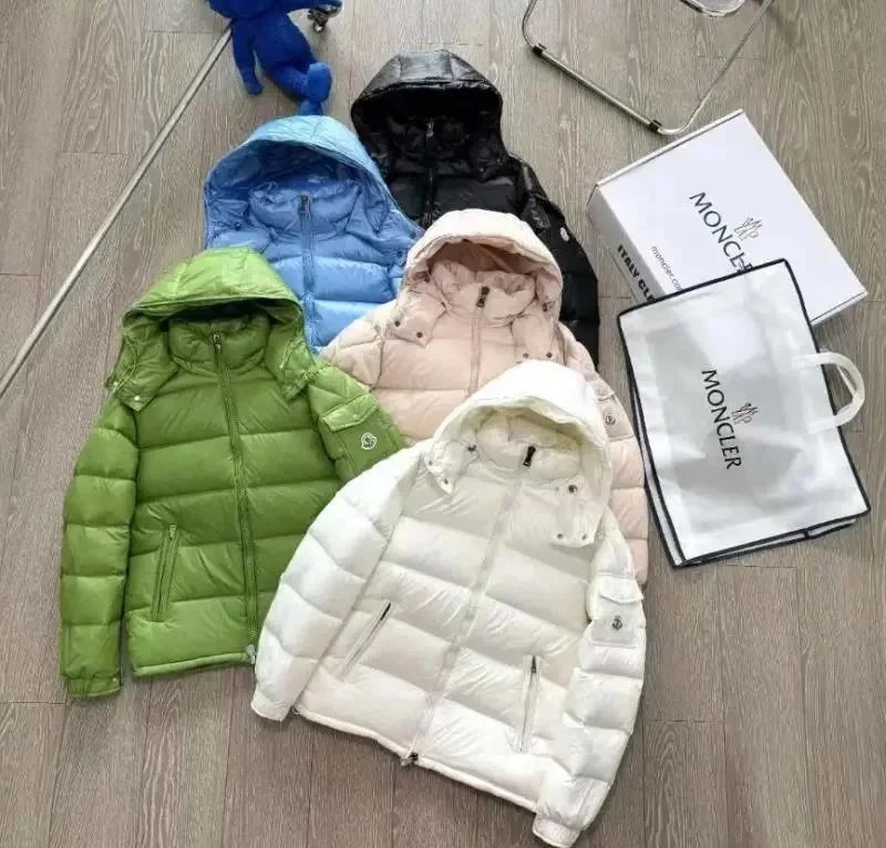 Women's Luxury Down Parka Trapstar Puffer Jacket, Warm Winter Trench Coat with Pockets