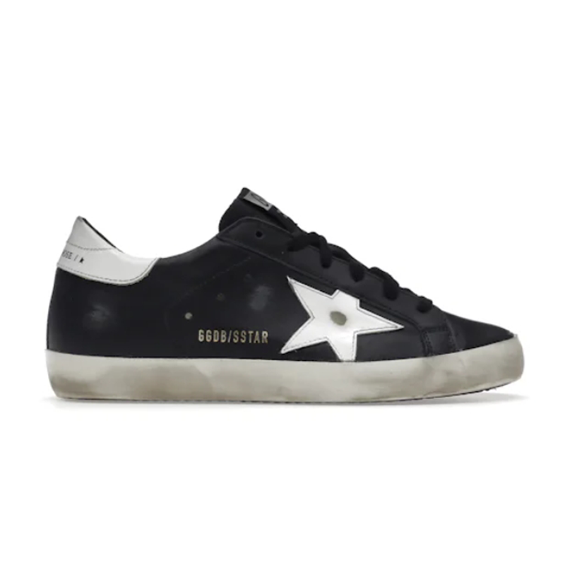 GOLDEN GOOSE SuperStar Black White Leather Casual sneakers
