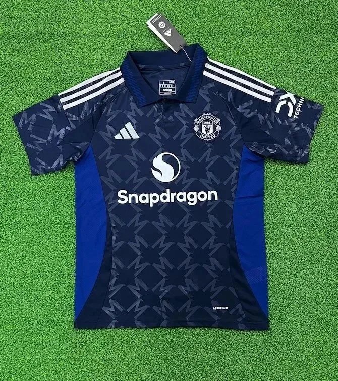 Adidas Manchester United 24/25 Away Soccer Jersey Navy Blue Men's Size XXL NWOT-03