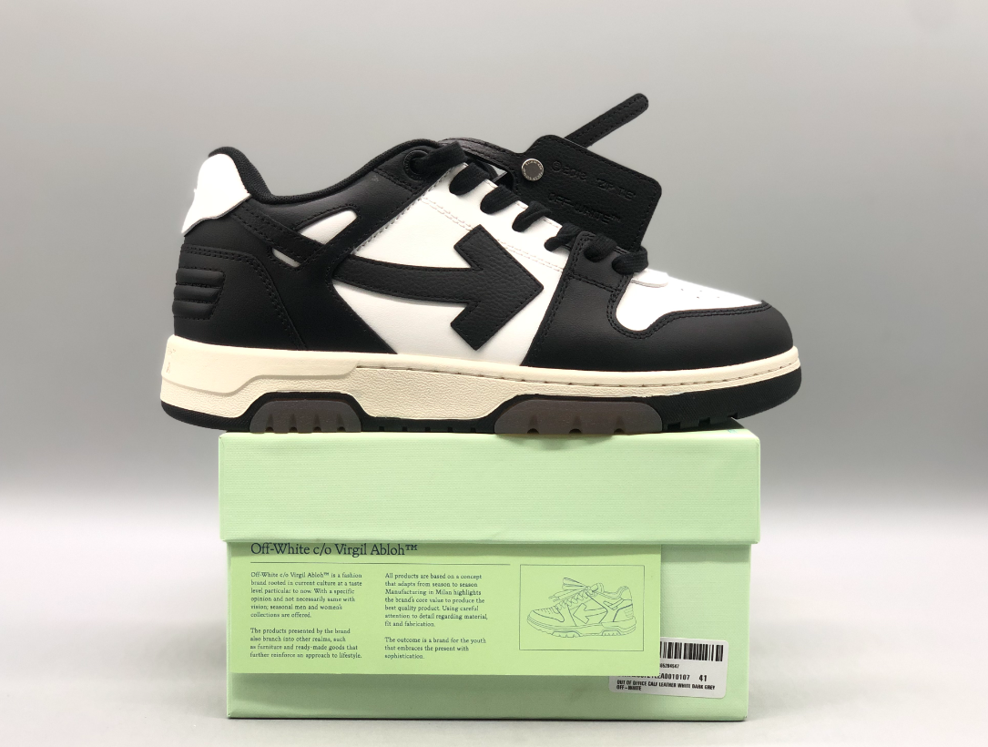 OFF-WHITE Out Of Office OOO Low Tops