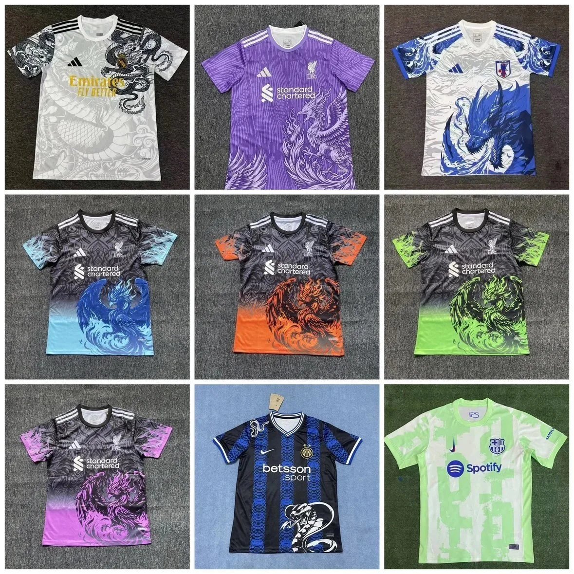 Jerseys de fútbol para hombres niños