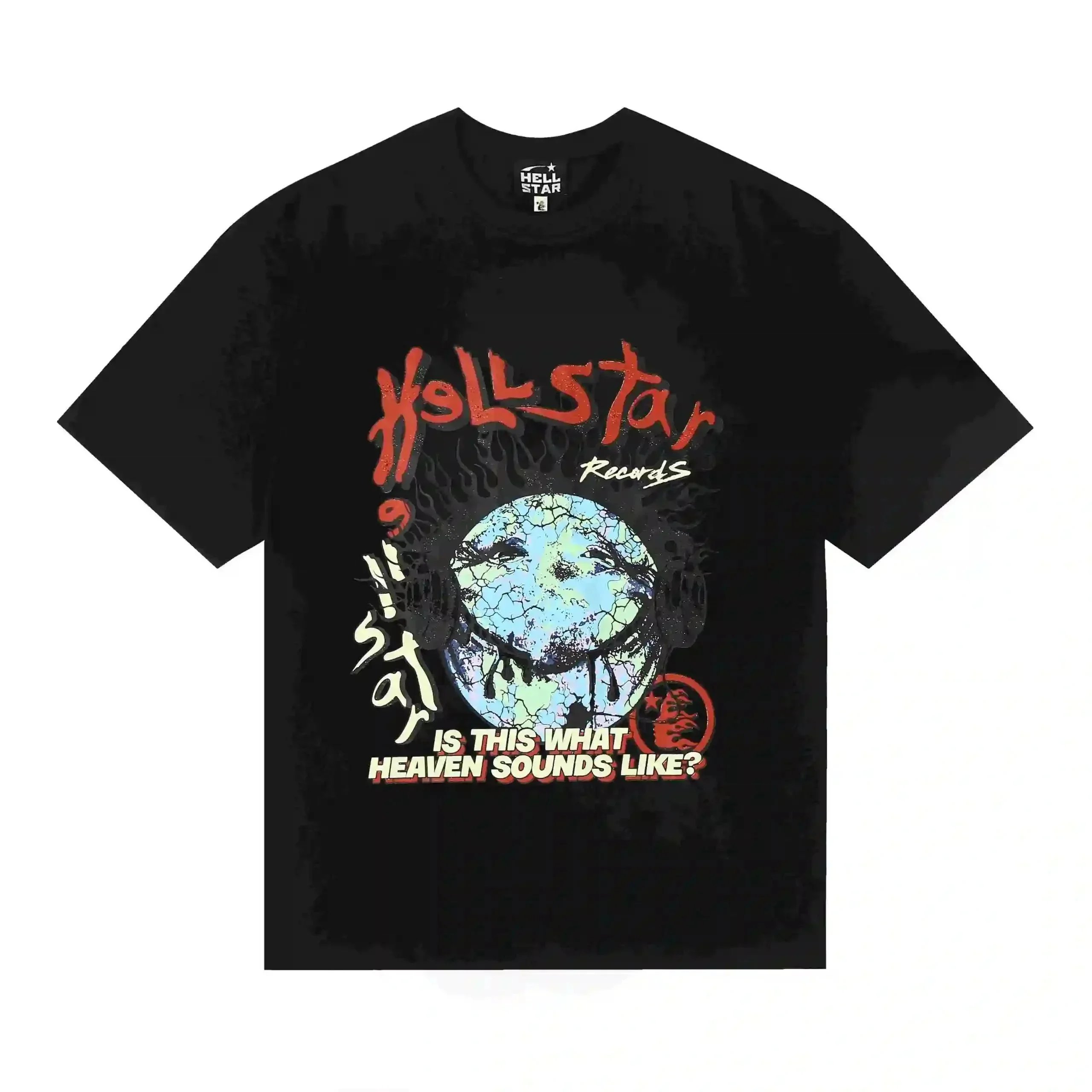 Hell Studios star Globe tee High Street Fashion Men's Short Sleeve T-Shirt
