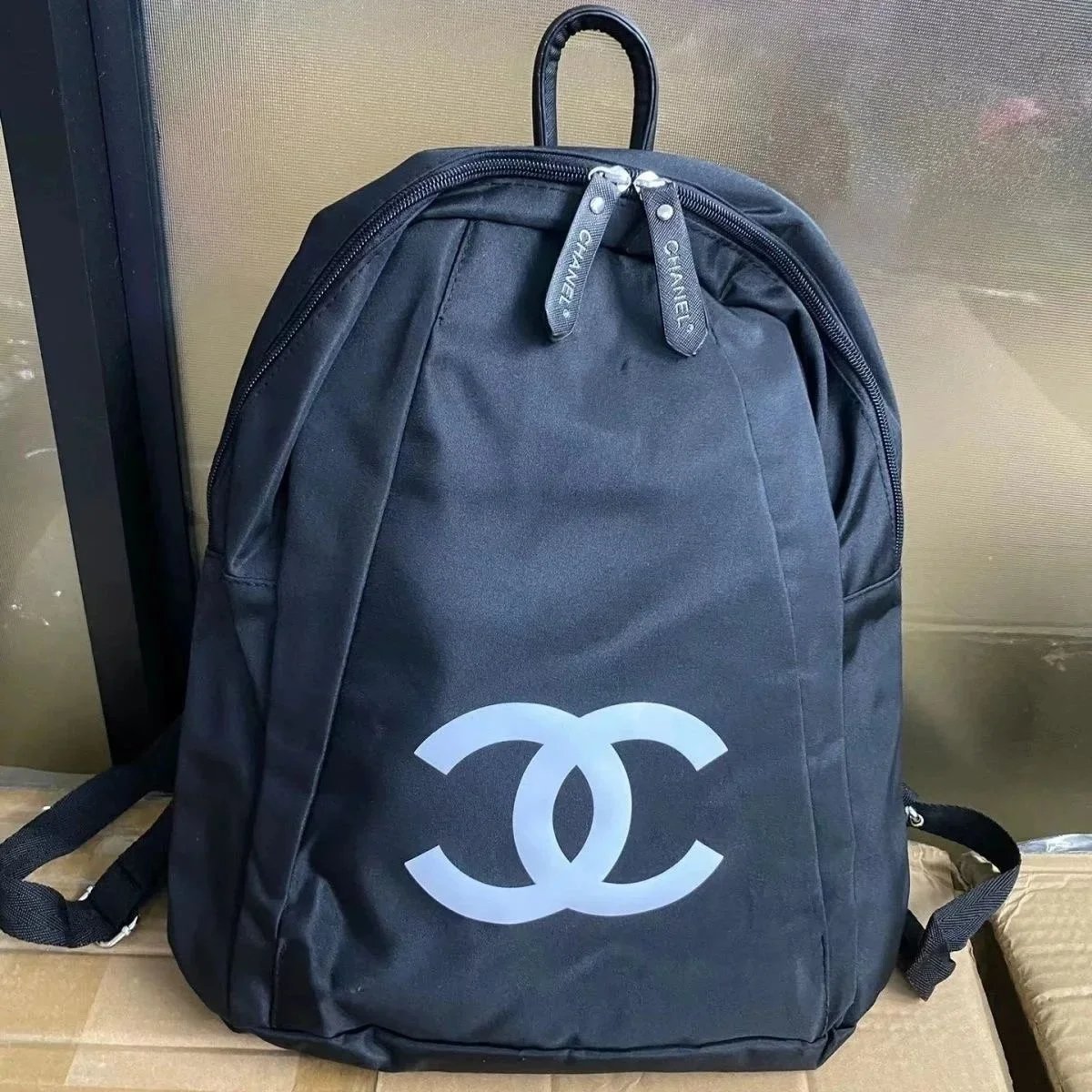 Backpack high-grade dirty black large backpack