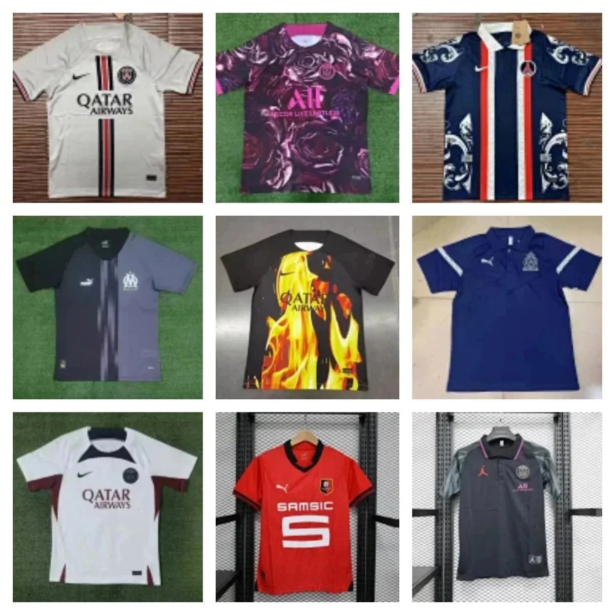 2024 Paris Soccer Jersey - Hakimi, Mbappé, Ramos, Vitinha | Home & Away Kit