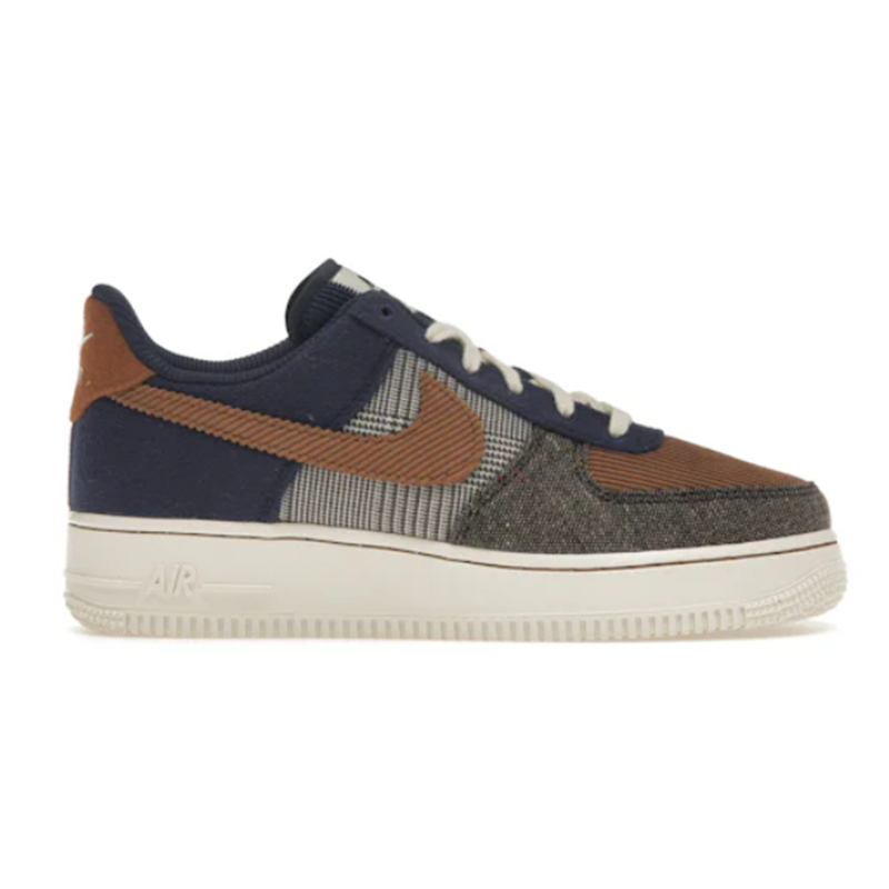 Nike Air Force 1 Low '07 PRM Tweed Midnight Navy Corduroy Casual sneakers