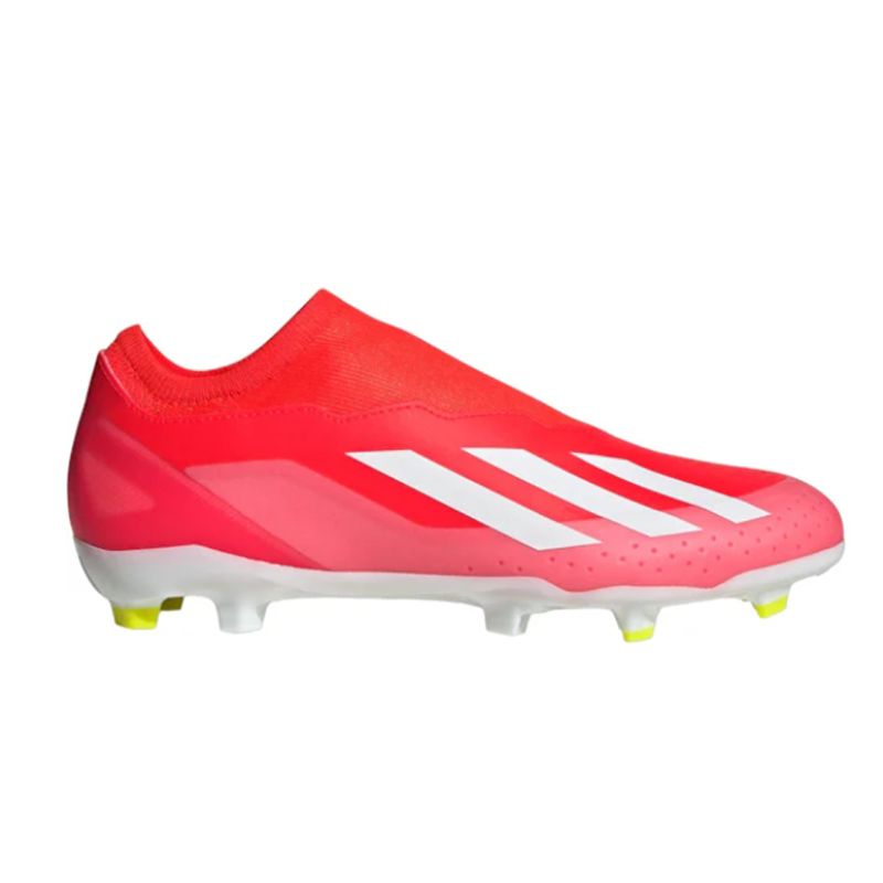 Adidas X Crazyfast League Laceless FG Solar Red Cloud White Team Solar Yellow