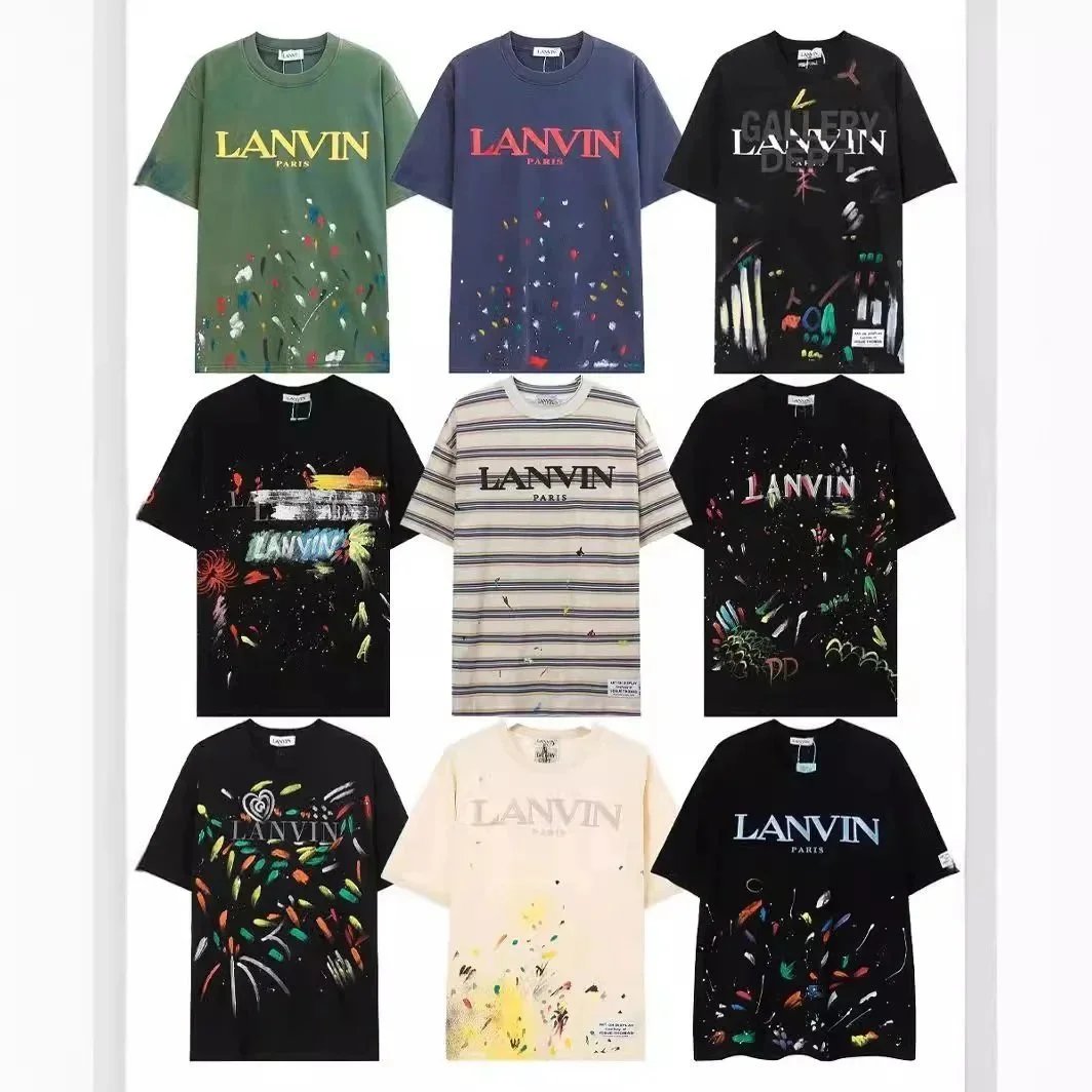 Lavines Shoe Shirt Designer T shirt Mens Lanvine Shoet Shirt Fashion Men Women Harajuku Tees Letters Luxury Lavines Shoe Llaveros Gallerydept T Shirt Cloth