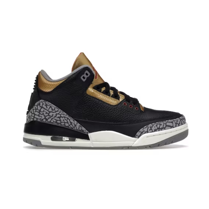 Nike Jordan Air Jordan 3 Retro Black Cement Gold Casual sneakers