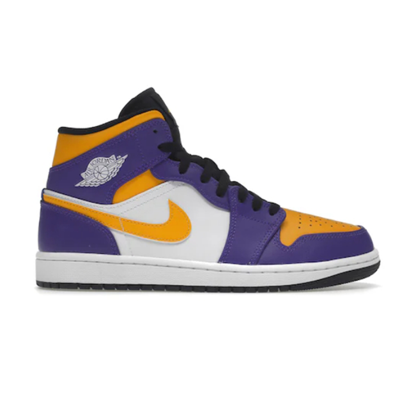 Nike Jordan Air Jordan 1 Mid Lakers Fashion sneakers