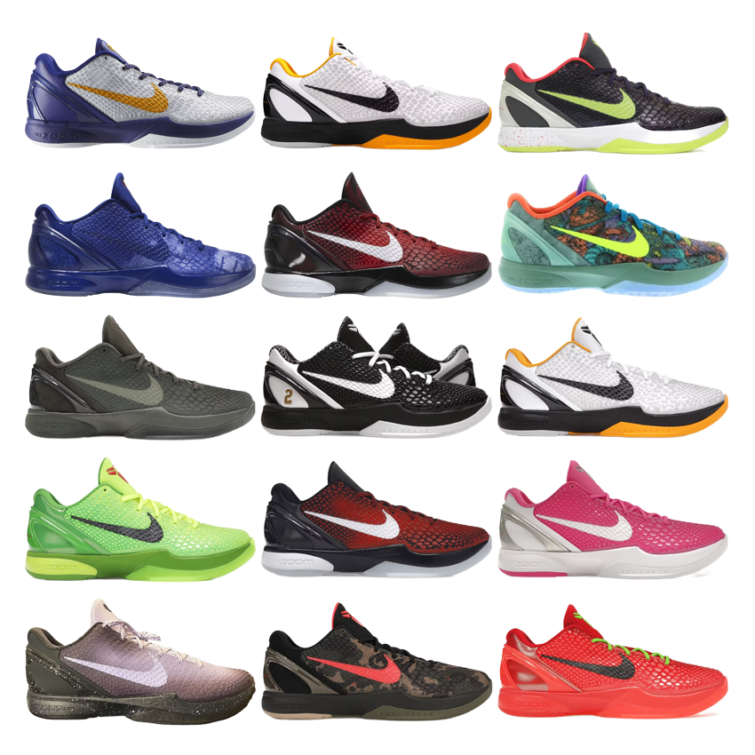 Nike Zoom Kobe batch 4/5/6 collection