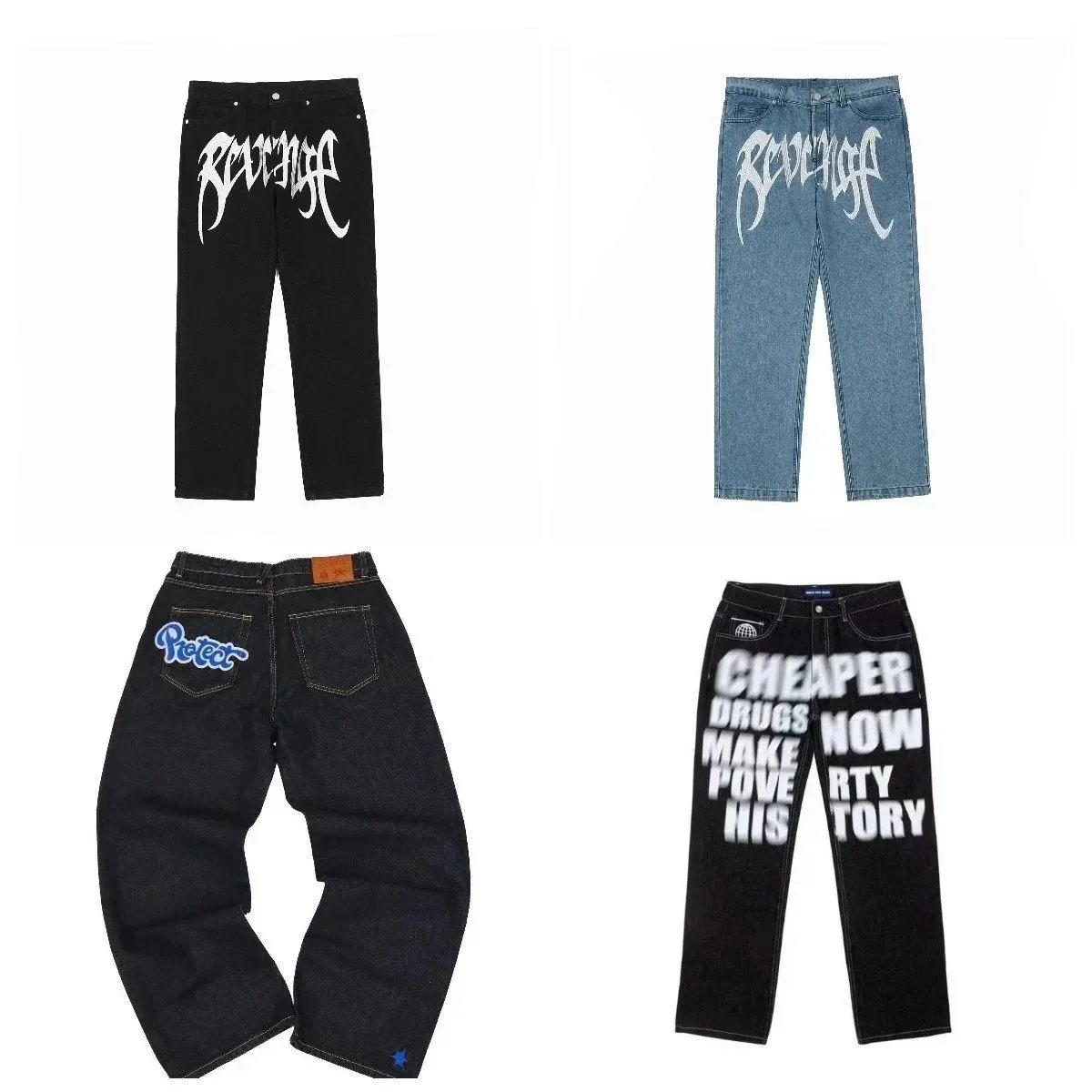 Fashionable all-match jeans 004