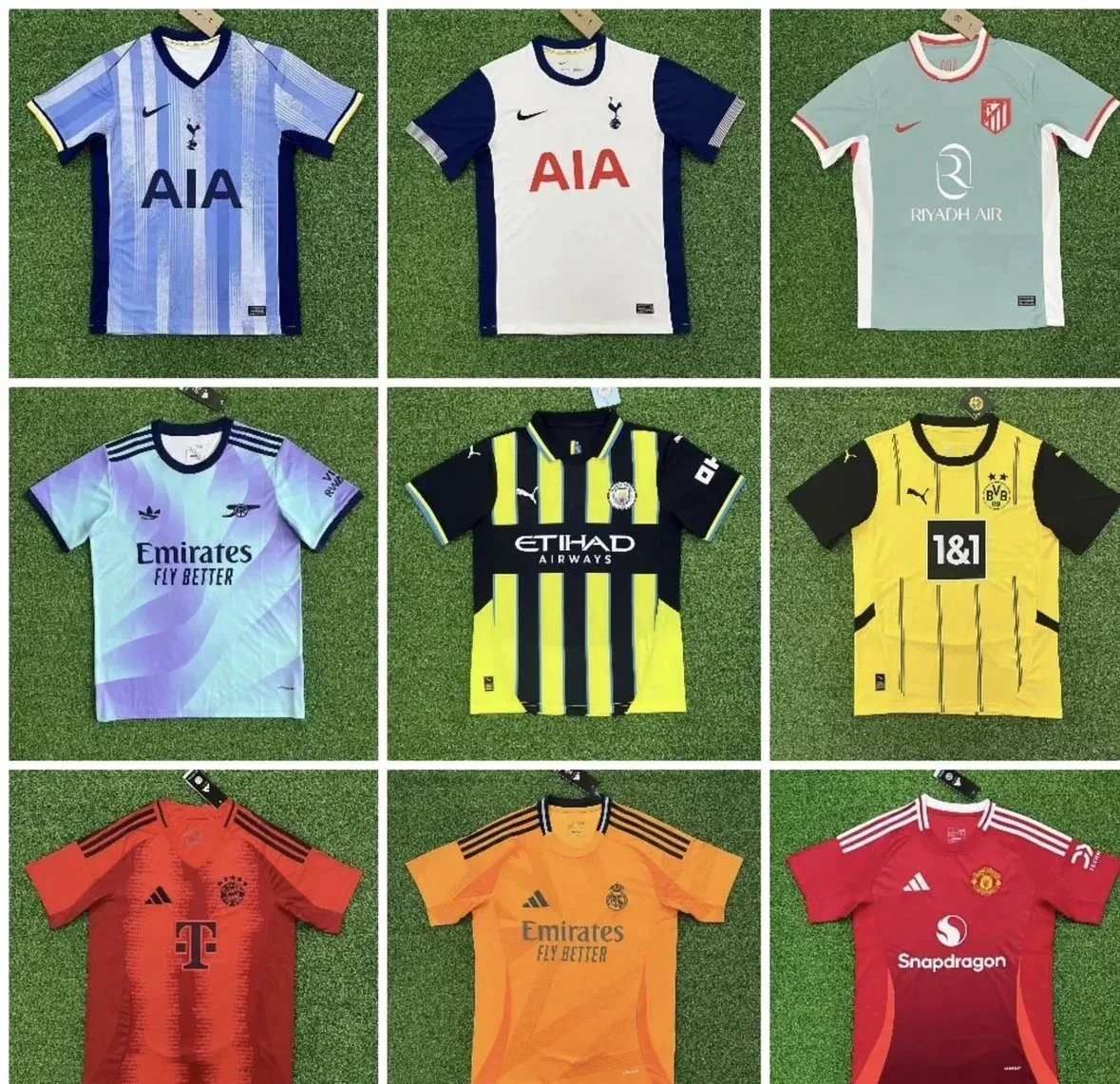 Euro 2024 national team football jersey, England Portugal France Netherlands Spain Germany Brazil Argentina Croatia