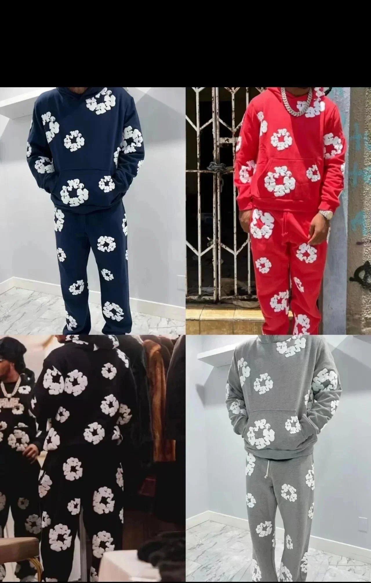 Denim Tears The Cotton Wreath Sweatpants
