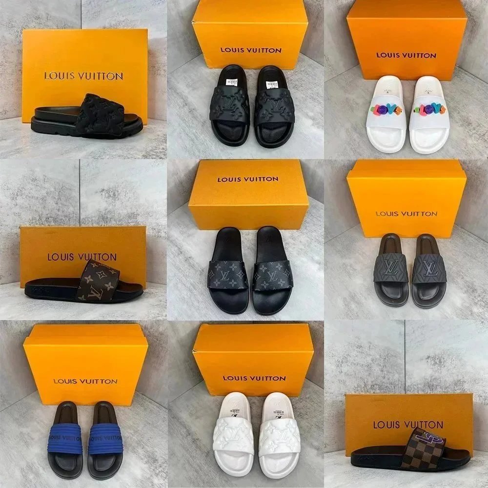 Louis Vuitton Monogram Slippers