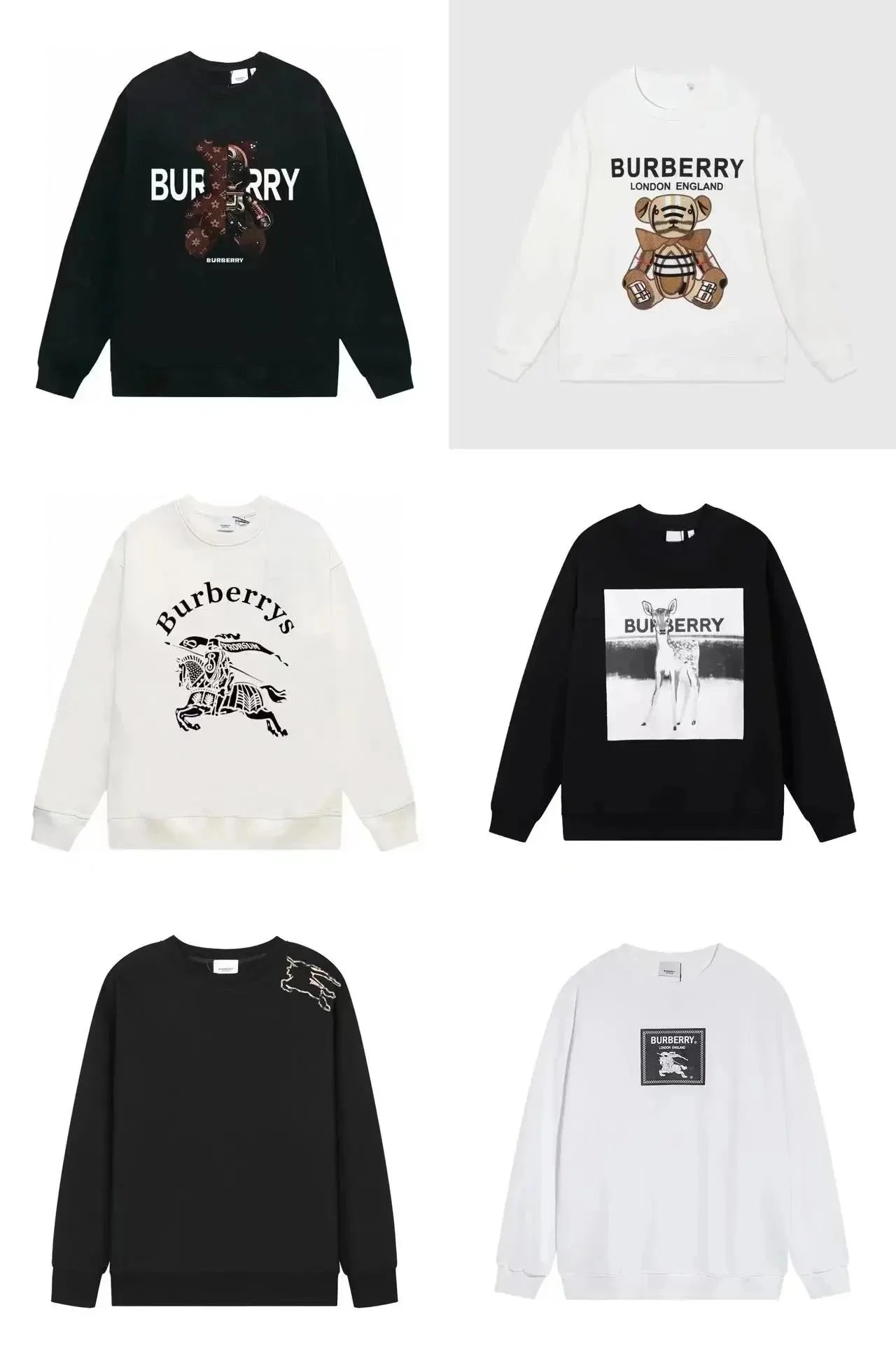 Burberry  logo-appliquéd cotton-jersey sweatshirt s