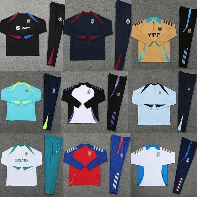 2024 England Soccer Jersey Set | Men & Kids Training Suit | KANE STERLING RASHFORD SANCHO GREALISH