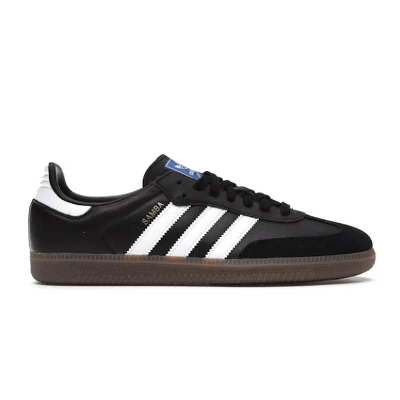 Adidas Originals Unisex Samba  Black White Gum Fashion sneakers