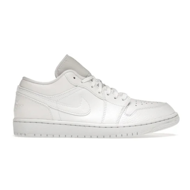 Nike Jordan Air Jordan 1 Low Triple White Tumbled Leather Casual sneakers