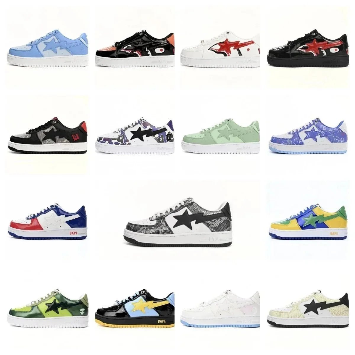 A Bathing Ape Bape Sta Casual Fashion Sneakers