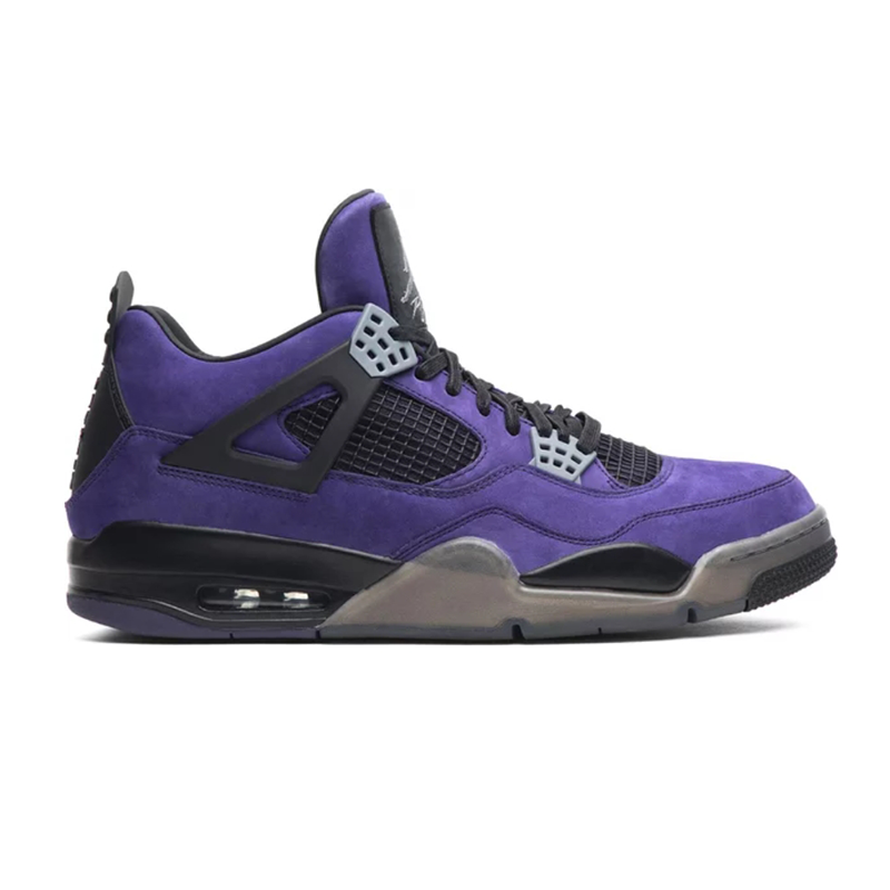 Nike Jordan Travis Scott x   Air Jordan 4 Retro Purple Suede - Black Midsole