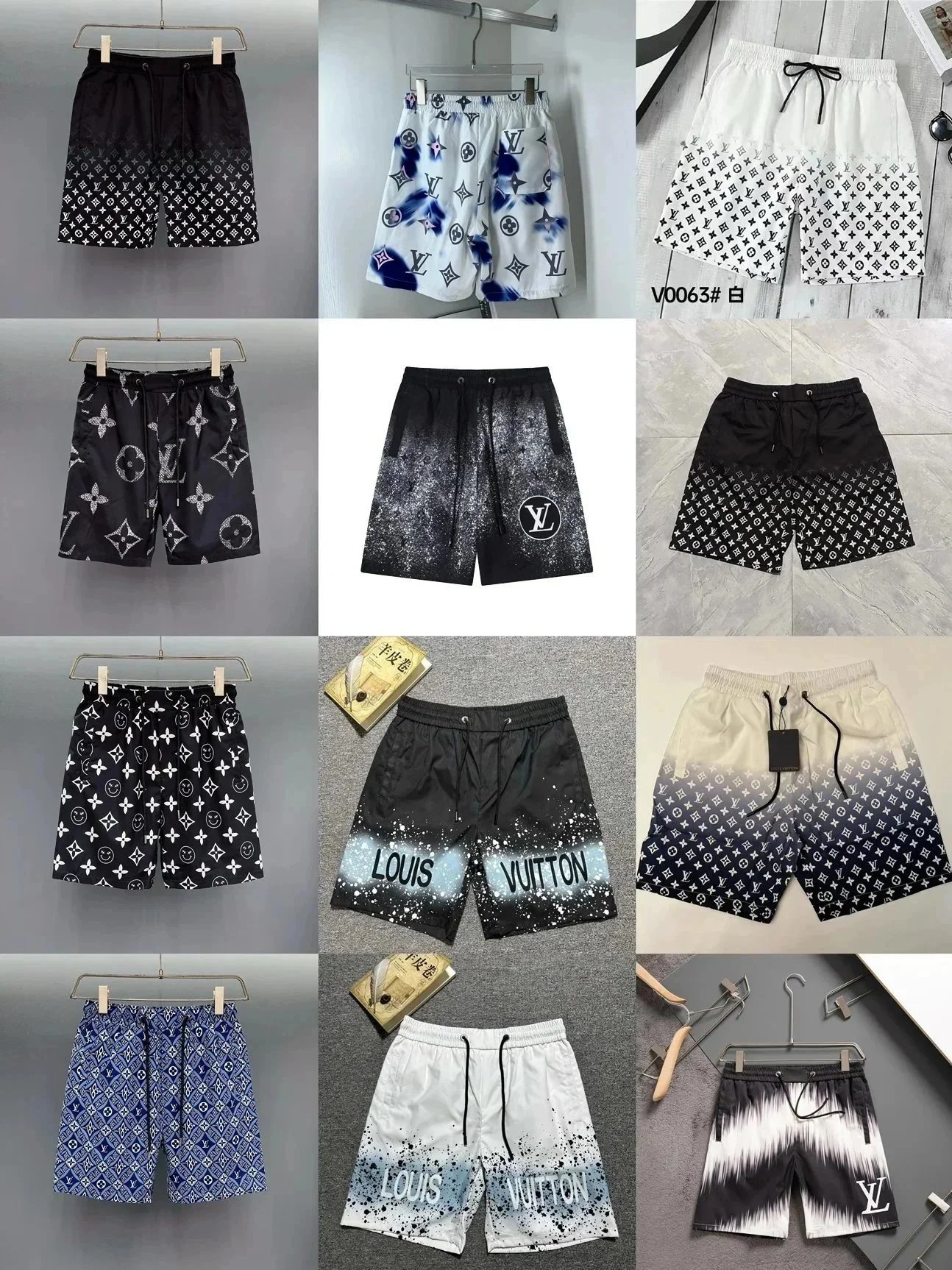 Summer new men's casual shorts beach pants