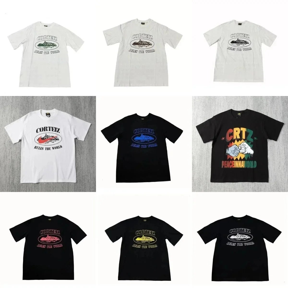 Youth fashion high street trend fashion short sleeve -0926