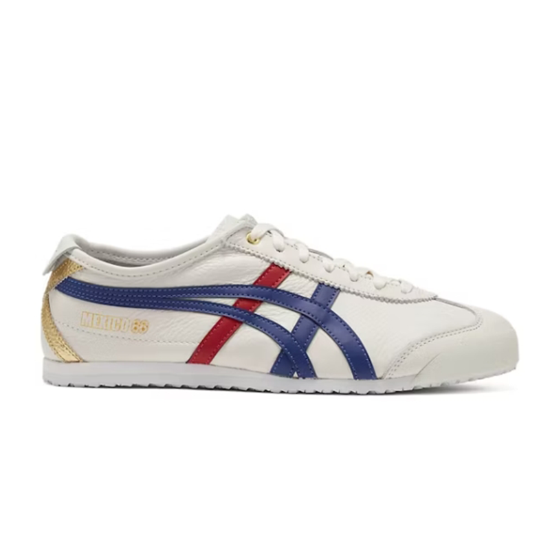 Onitsuka Tiger Mexico 66 White Dark Blue Red Gold