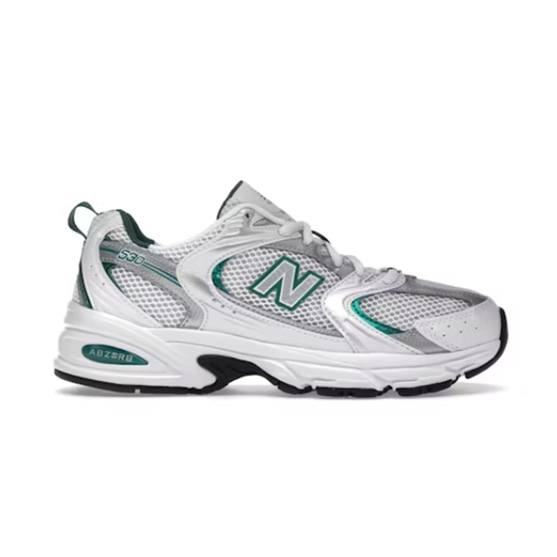 New Balance 530 White Silver Green