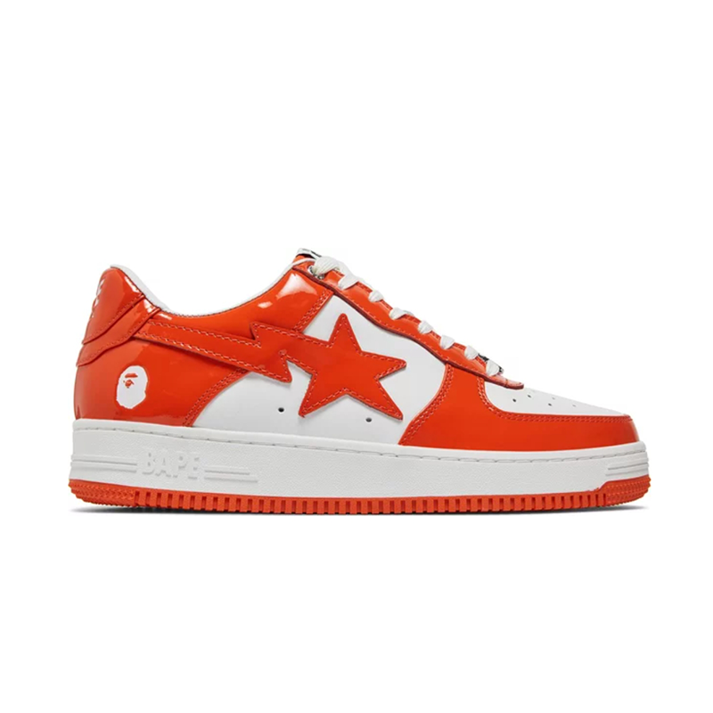 Bape Bapesta Low Orange/White 2022