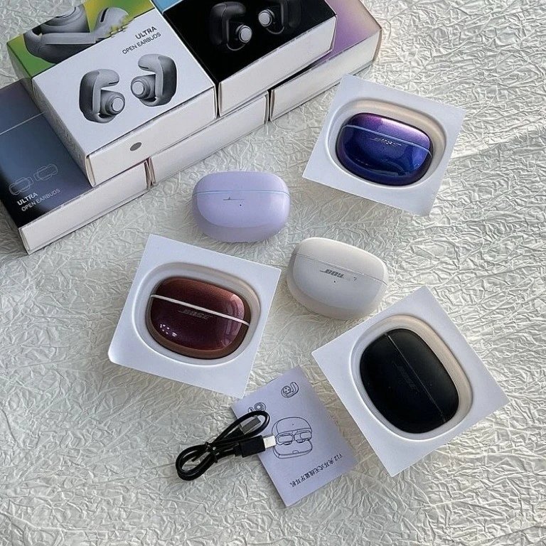 New V12 Ear Clip Open Earphones Ultra Wireless Bluetooth Earphones Spatial Audio Non-In-Ear