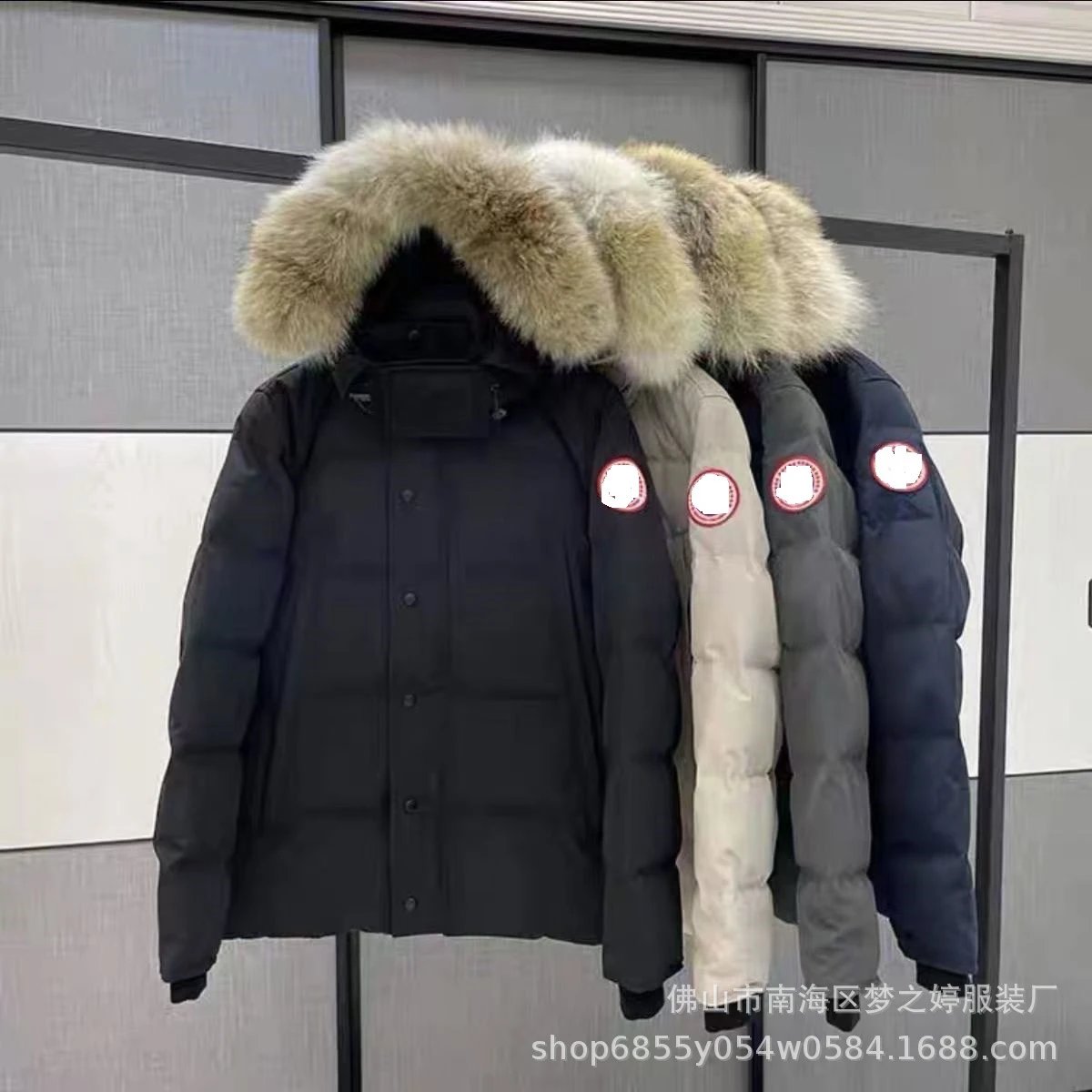 Canada Goose 29 Pocket Unisex Parka Thick Stand Collar Couple Hooded Warm Windproof Outerwear