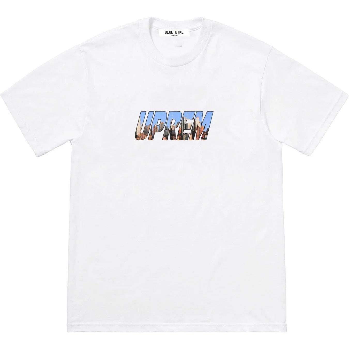 23SS Gotham Tee Gotham City Skyline Building Logo Short Sleeve T-shirt Unisex Couples