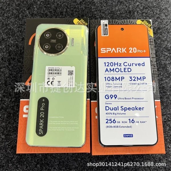 Spark 20 Pro Best Seller Smartphone Android 4G Phone Smart Phone New