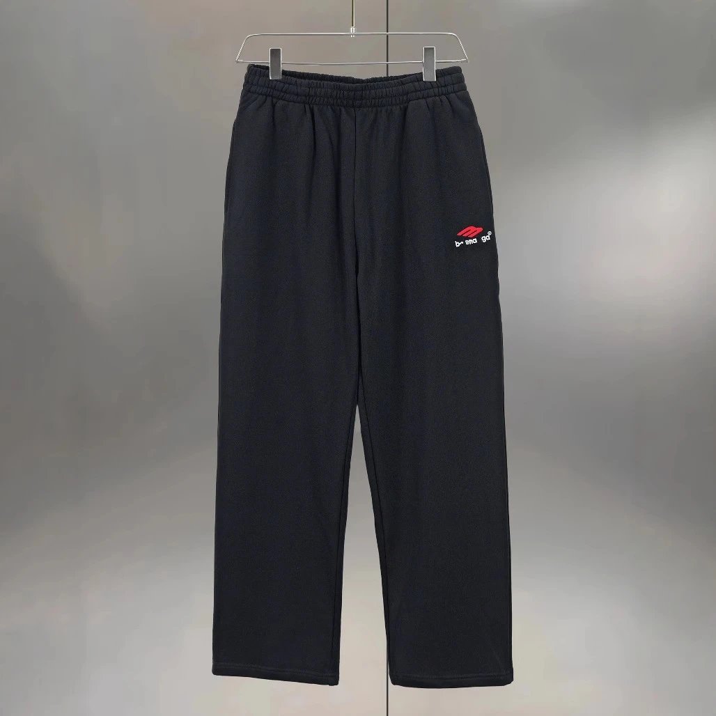 Balenciaga Classic Basic 3M Embroidery Unisex Loose Straight Pants Casual Sweatpants