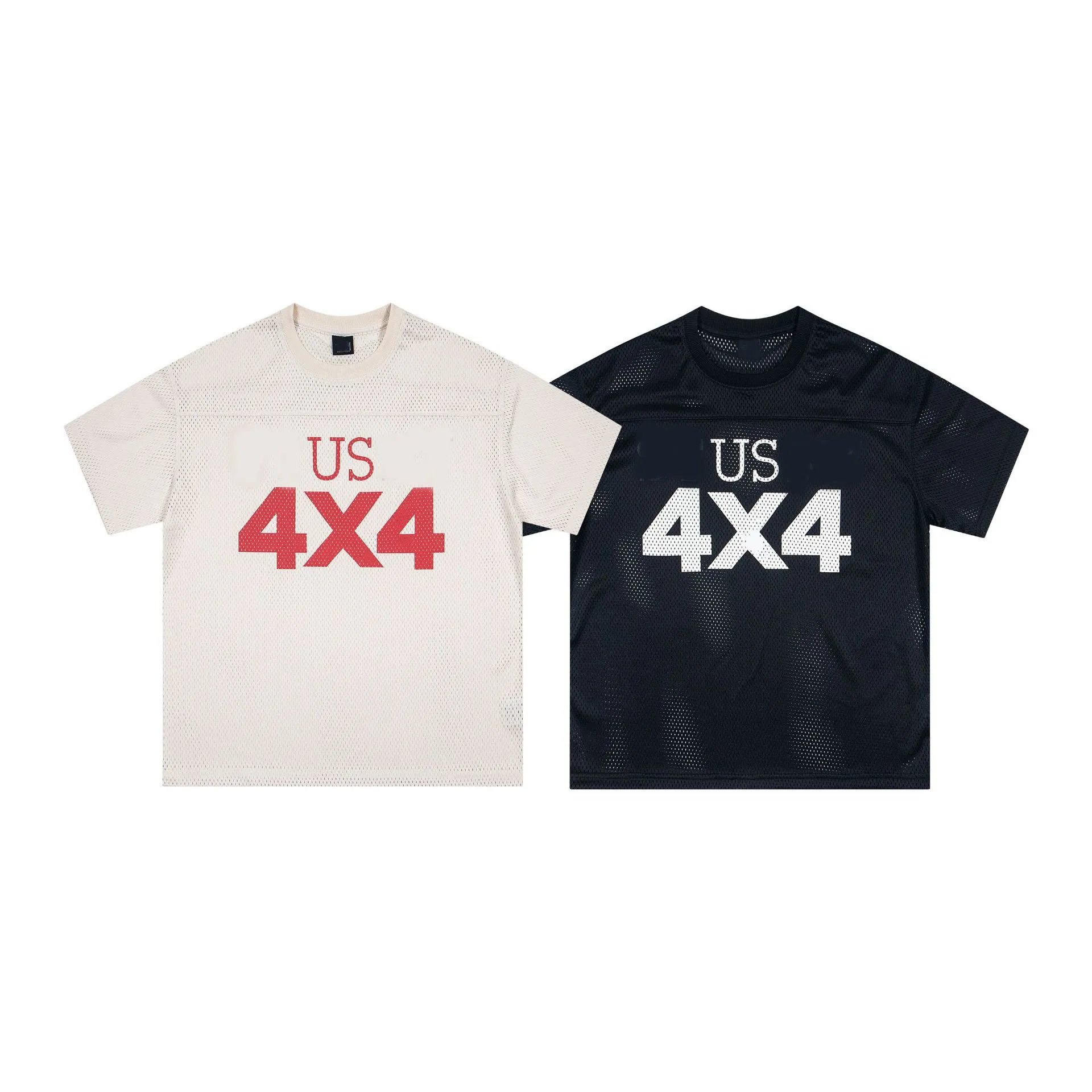 American Style Loose Fit Short Sleeve T-shirt Sport Casual Jersey Letter Print Short Sleeve