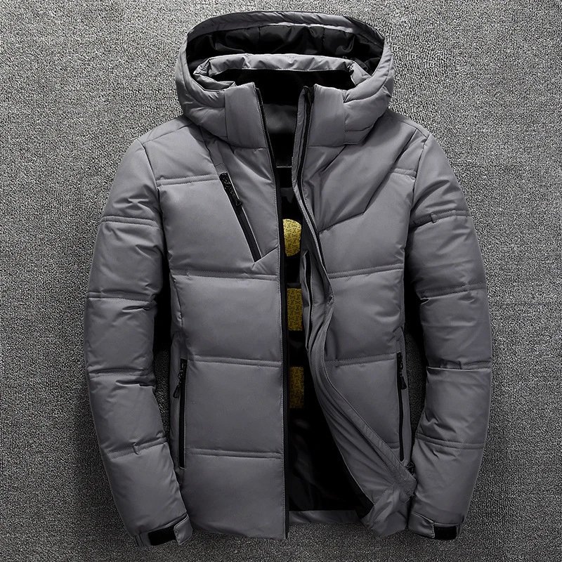 New Style Men's Down Jacket Short Thick Teenage Men's Outdoor Plus Size Winter Wear