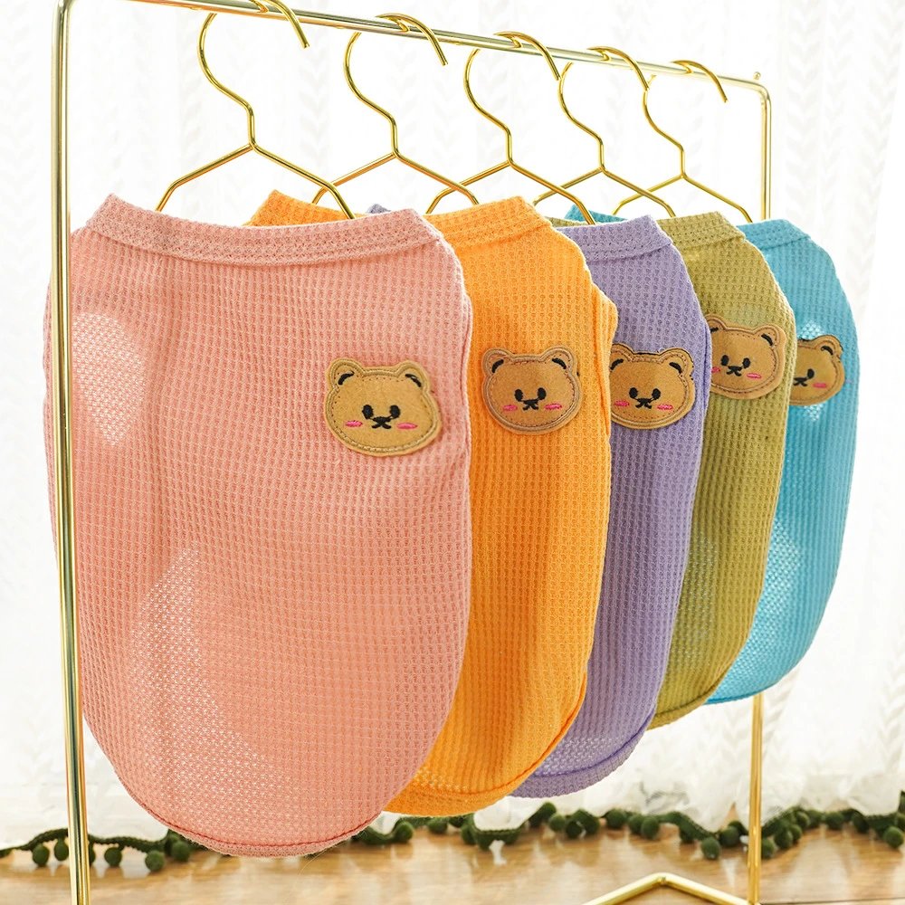 Pet Dog Apparel Bear Summer Cat Vest Teddy Small Medium Dog Cat Dog Clothing Supplies