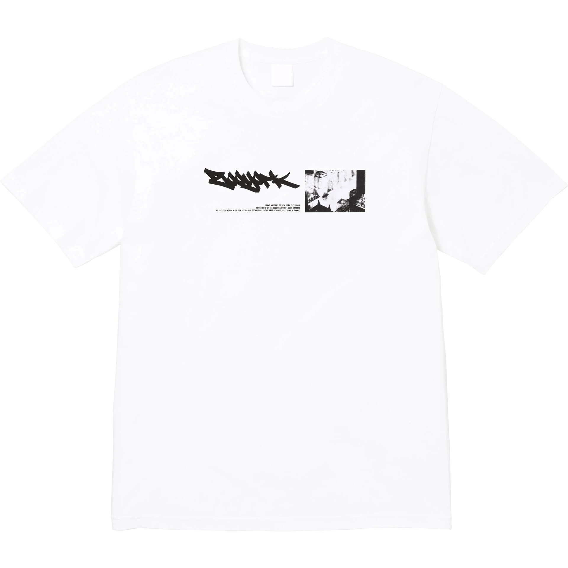 SS25 Zoo York Dynasty Tee Collaboration Chest Pattern Print Short Sleeve T-shirt