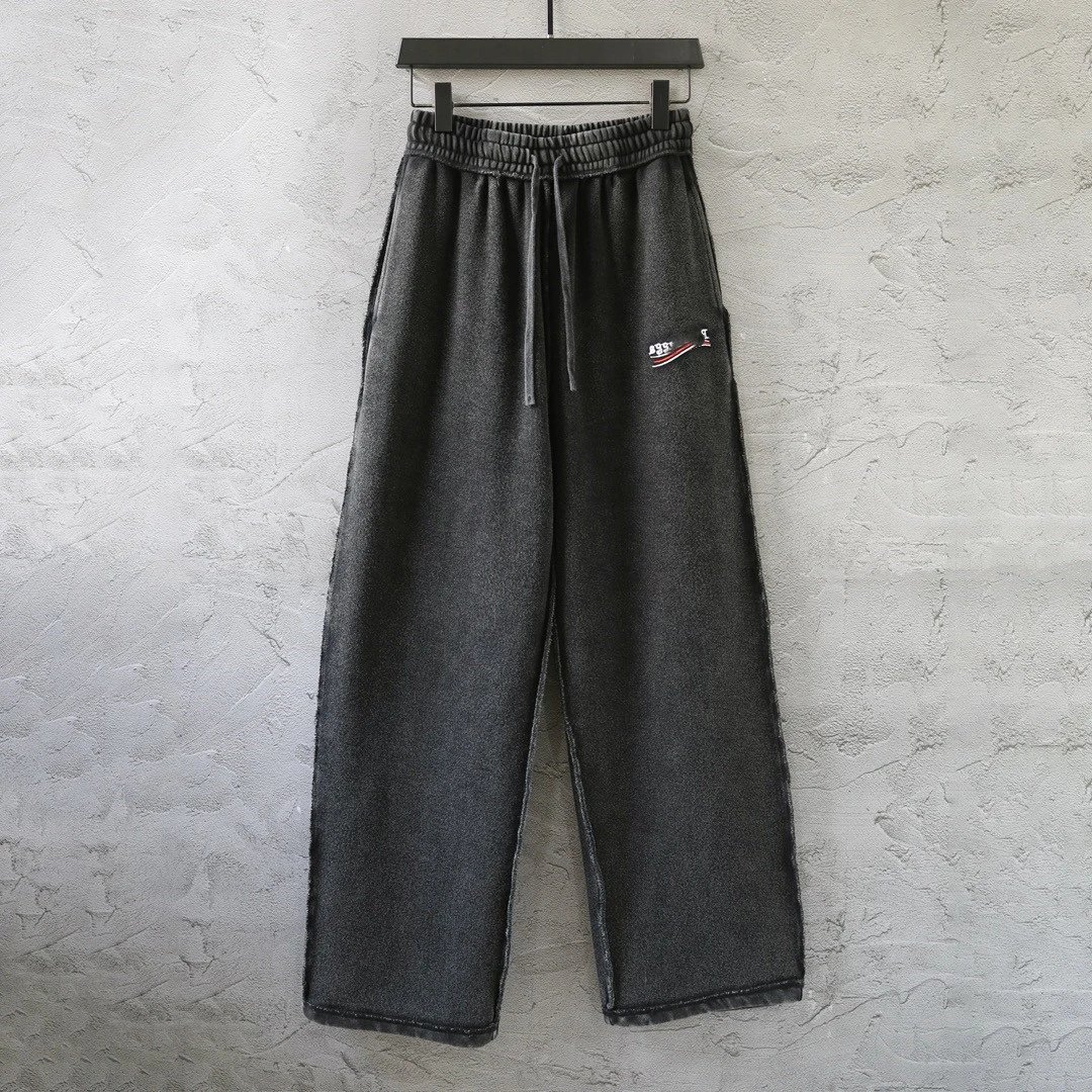 Balenciaga Reverse Inside Out Classic Coke Embroidery Washed Vintage Pants Sweatpants