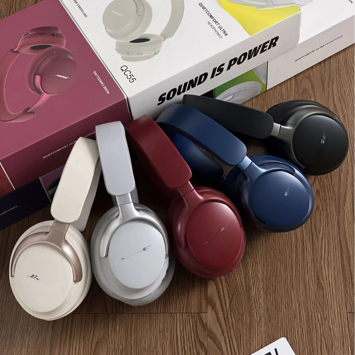 New QC55 ANC Over-Ear Bluetooth Noise Canceling Headphones QC65 Compatible with Bose QC Wireless Headphones