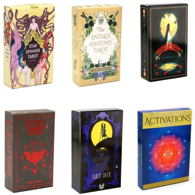 Tarot Cards English Tarot Cards Oracle Cards Tabletop Game Cards -