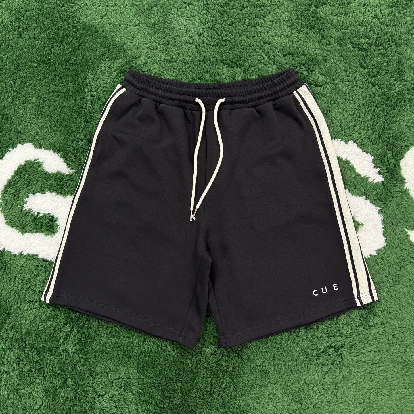 2025 New CELINE LINE Home Hot Style Webbing Double-Sided Plain Knit Sports Shorts Unisex