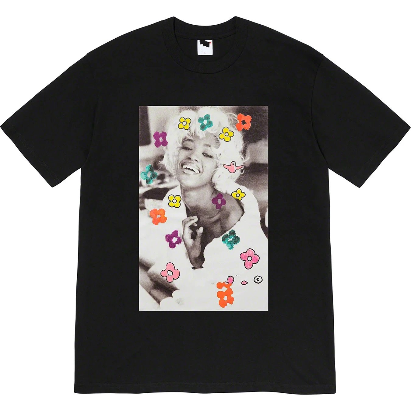 20SS Naomi Tee Female Model Woman Print Short Sleeve T-shirt Pure Cotton Round Neck Unisex