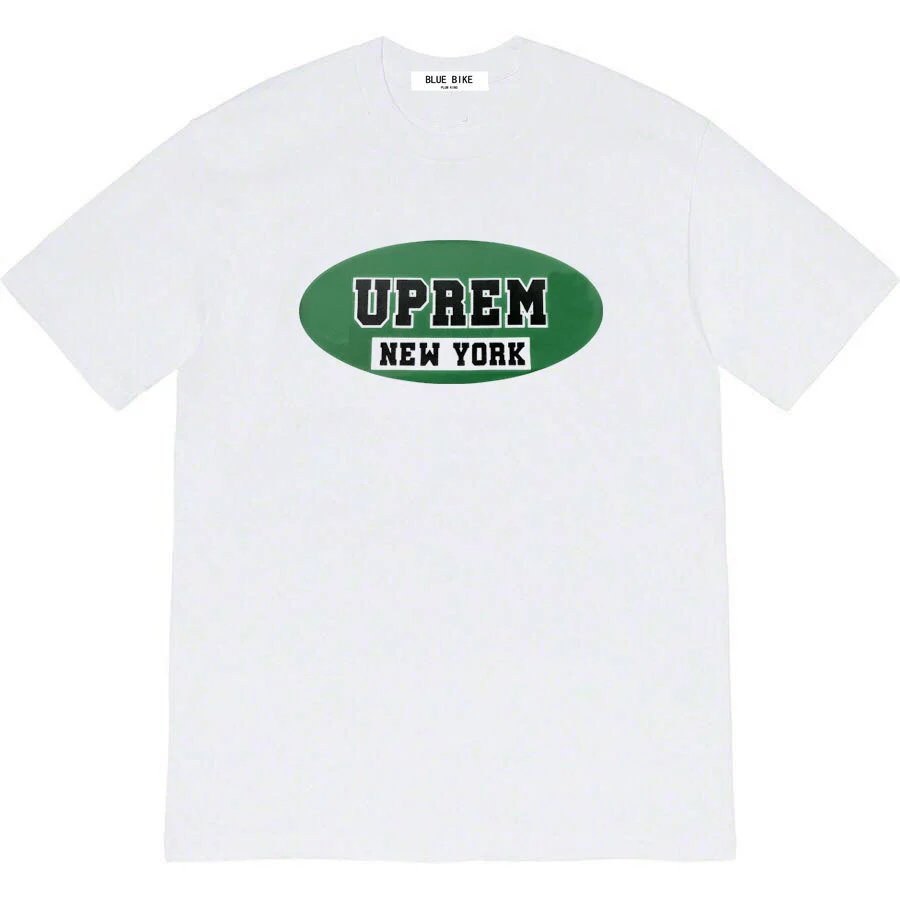 NEW YORK TEE New York City Large Letter Logo Print Short Sleeve T-shirt Round Neck T-shirt Men's
