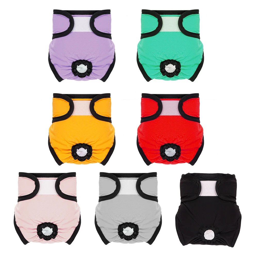 Pet Female Dog Sanitary Pad Diaper Safety Pants Anti-mating Anti-harassment Diaper Dog Clothing