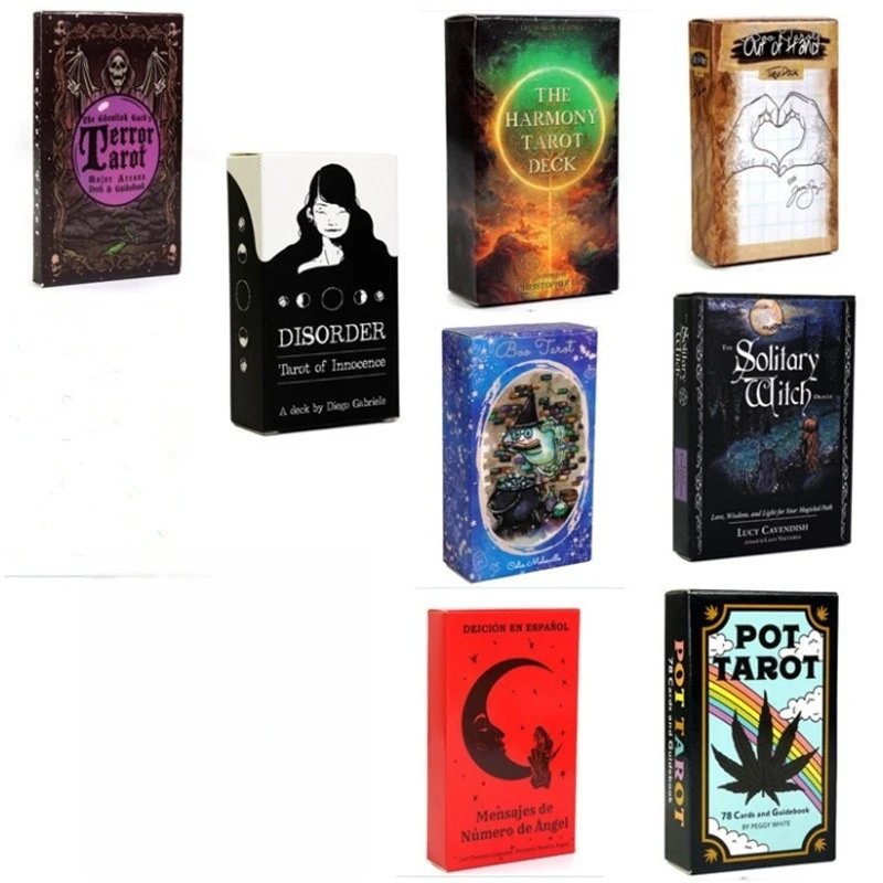 Full English English Tarot Cards Oracle Cards Tabletop Game Cards Boo Tarot Cards