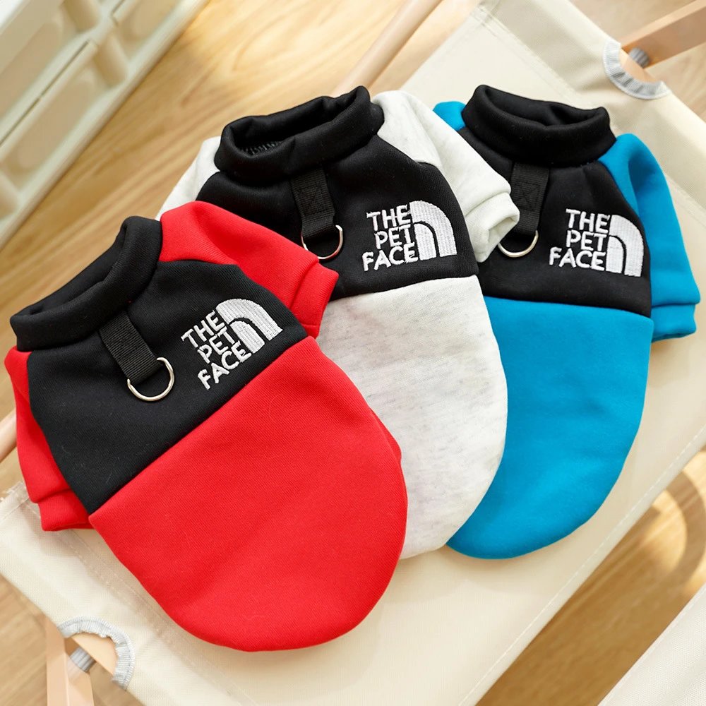 Large Medium Dog Cat Teddy Bichon French Bulldog Dog Clothing Fleece Cat Hoodie Spring Autumn Winter Pet Supplies New