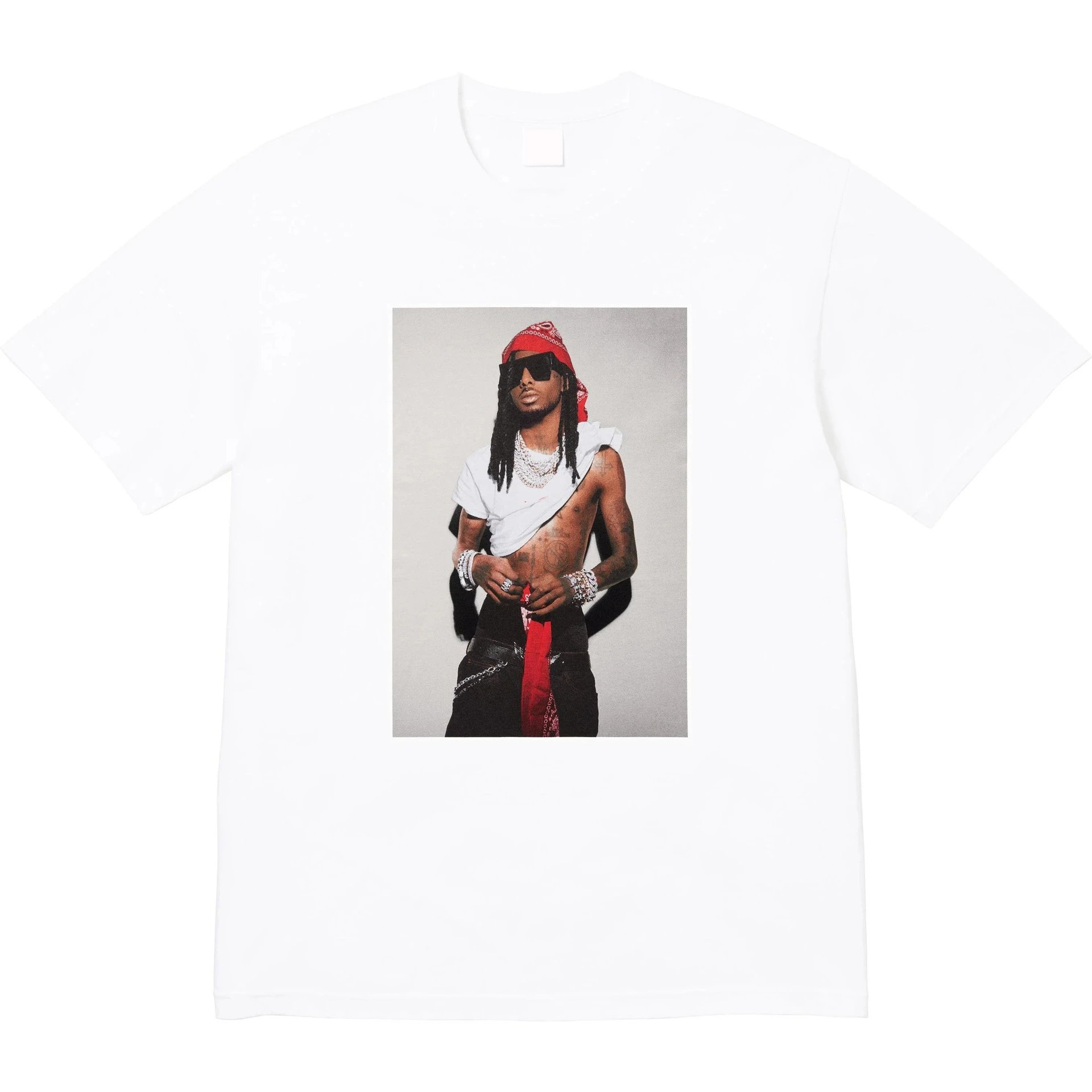 FW25 Playboi Carti Tee Carti Character Photo Print Short Sleeve Pure Cotton T-shirt